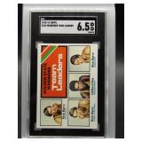 Rick Barry 1975 Topps Warriors Team Leaders SCG...