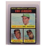 Jim Palmer 1971 Topps ERA Leaders
