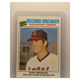 Nolan Ryan 1977 Topps Record Breaker