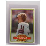 Phil Simms 1980 Topps Rookie