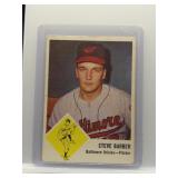 Steve Barber 1963 Fleer
