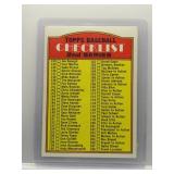 1972 Topps 2nd Series Checklist