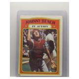 Johnny Bench 1972 Topps In Action