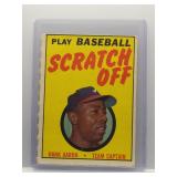 Hank Aaron 1970 Topps Play Baseball