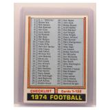 1974 Topps Checklist 1-132