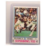 Superbowl VIII 24/7 1974 Topps