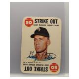 Gary Peters Strike Out 1968 Topps Game