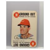 Pete Rose Ground Out 1968 Topps Game