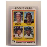 1978 Topps Rookie 2nd Basemen
