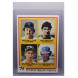 1978 Topps Paul Molitor Alan Trammell Rookie Card