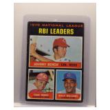 J. Bench / T. Perez / B. Williams 1971 Topps...