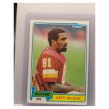 Art Monk 1981 Topps Rookie