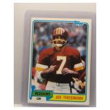 Joe Thiesmann 1981 Topps