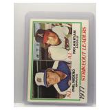 Phil Niekro / Nolan Ryan 1978 Topps Strikeout...