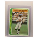 Fran Tarkenton 1978 Topps Highlights