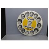 1982 Iowa Hawkeyes basketball pin