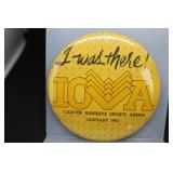 1983 Opening of Carver Hawkeye Arena pin