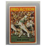 Bob Griese 1972 Topps Pro Action