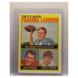 Bob Griese 1972 Topps Passing Leaders