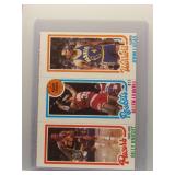 John Lucas 1980 Topps Tri-Card