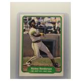 Rickey Henderson 1982 Fleer
