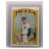 Billy Martin 1972 Topps