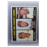 1967 Topps Sandy Koufax Jim Bunnign SO Leaders