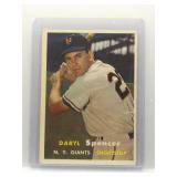 Daryl Spencer 1957 Topps