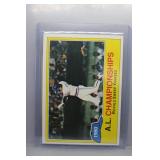 1981 Topps AL Champs Royals