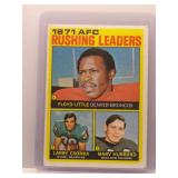 Larry Csonka 1972 Topps Rushing Leaders