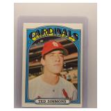 Ted Simmons 1972 Topps