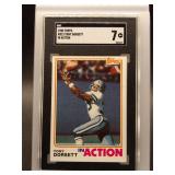 Tony Dorsett 1982 Topps In Action SGC 7