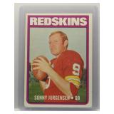 Sonny Jurgensen 1972 Topps