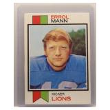 Errol Mann 1973 Topps
