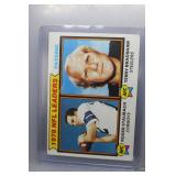 1979 Topps Leaders Staubach Bradshaw