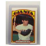 Dave Kingman 1972 Topps Rookie