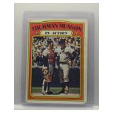 Thurman Munson 1972 Topps In Action