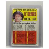 Mickey Mantle 1969 Topps 5th Series Checklist