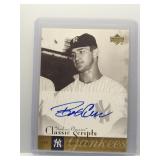 Bob Cerv 2004 Upper Deck Classic Scripts Auto