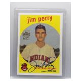 Jim Perry 2001 Topps Archives 1959 Auto