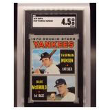 Thurman Munson 1970 Topps Yankees Rookie SGC 4.5