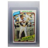 1980 Topps Jack Clark