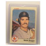 Wade Boggs 1983 Fleer Rookie