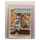 George Brett 1977 Topps Record Breaker