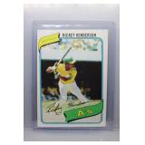 1980 Topps Rickey Hendeson Rookie