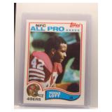 Ronnie Lott 1982 Topps All-Pro Rookie