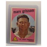 Marv Grissom 1959 Topps