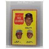 Warren Spahn 1962 Topps Win Leaders