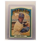 Dave May 1972 Topps