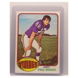 Paul Krause 1976 Topps